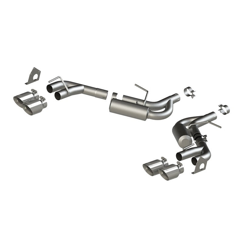 Escape Axleback MBRP Camaro V6 2016-2019 De 2.5" Salidas Cuádruples (Sin NPP)