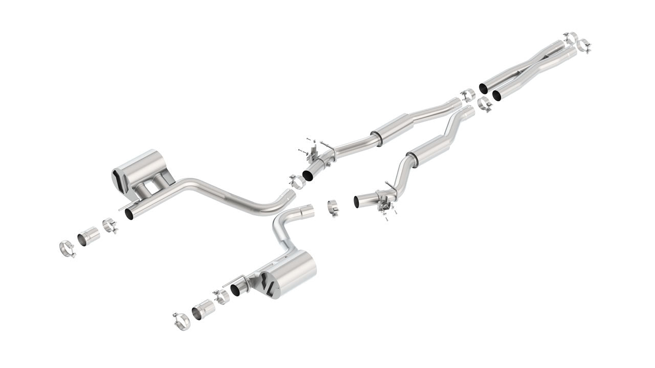 Catback Borla S-Type Challenger 6.4L 2015-2023 Con Válvulas Activas