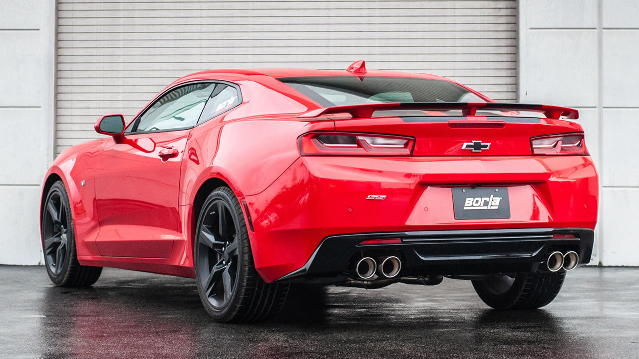 Catback Borla ATAK Camaro 6.2L V8 2016-2024 Salidas Duales (Puntas Pulidas) Con Válvulas Activas