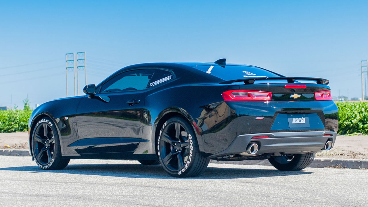 Catback Borla ATAK Camaro SS 6.2L V8 2016-2024 Salida Sencilla (Puntas Pulidas)