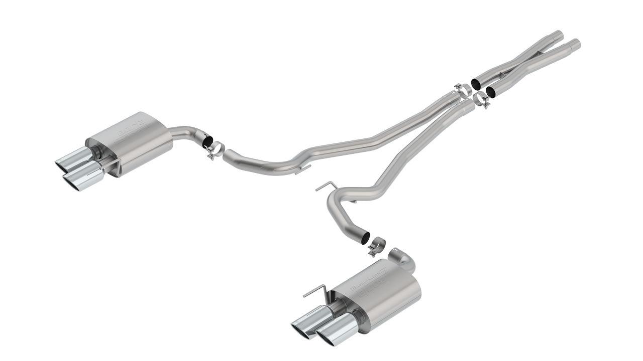 Catback Borla S-Type Mustang GT 2018-2020 Salidas Duales (Puntas 4in)
