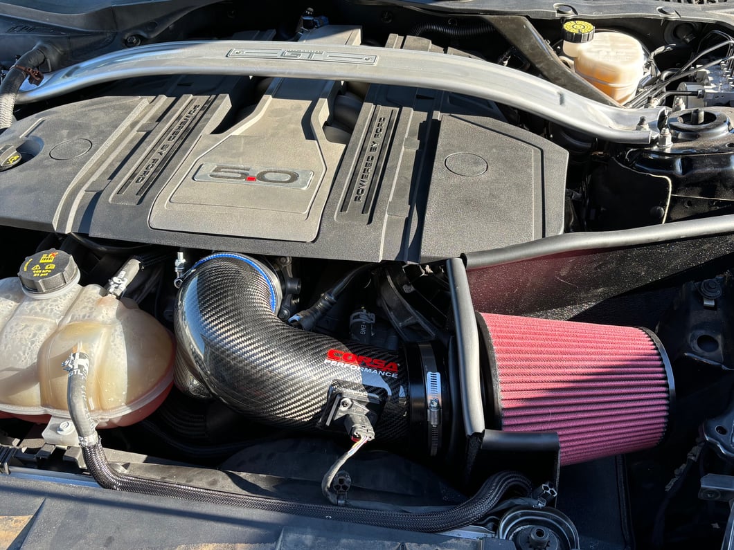 Filtro de Alto Flujo Corsa en Fibra de Carbono Mustang GT 2018-2023