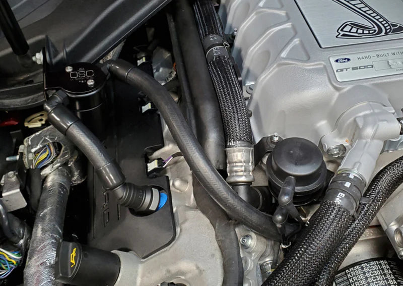 Catch Can J&L Mustang GT500 5.2L V8 2020-2022 Lado Pasajero