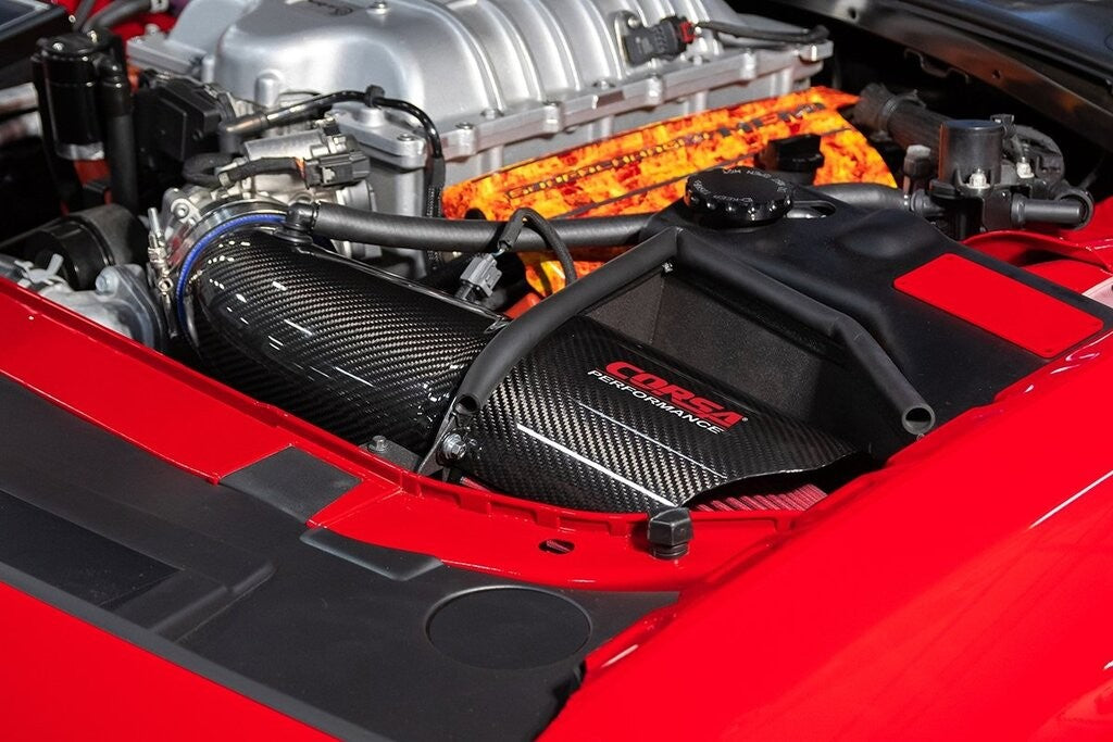 Filtro de Alto Flujo Corsa en Fibra de Carbono Challenger SRT Hellcat 2019-2023