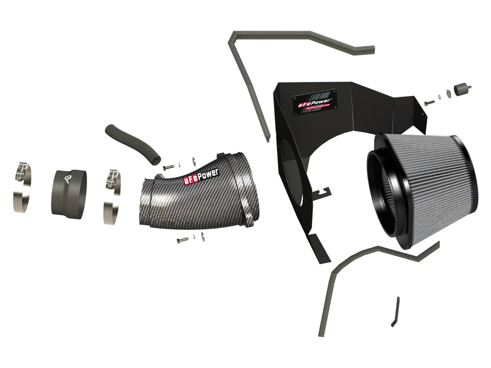 Filtro de Alto Flujo aFe Magnum Force en Fibra de Carbono Challenger/Charger 6.4L 2012-2023