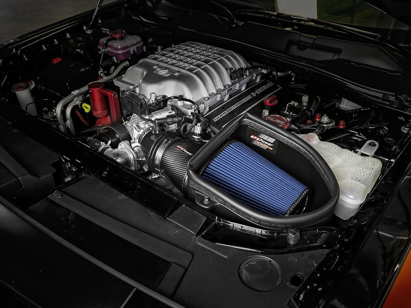 Filtro de Alto Flujo aFe Magnum Force Track Series en Fibra de Carbono Challenger Hellcat 2018-2023