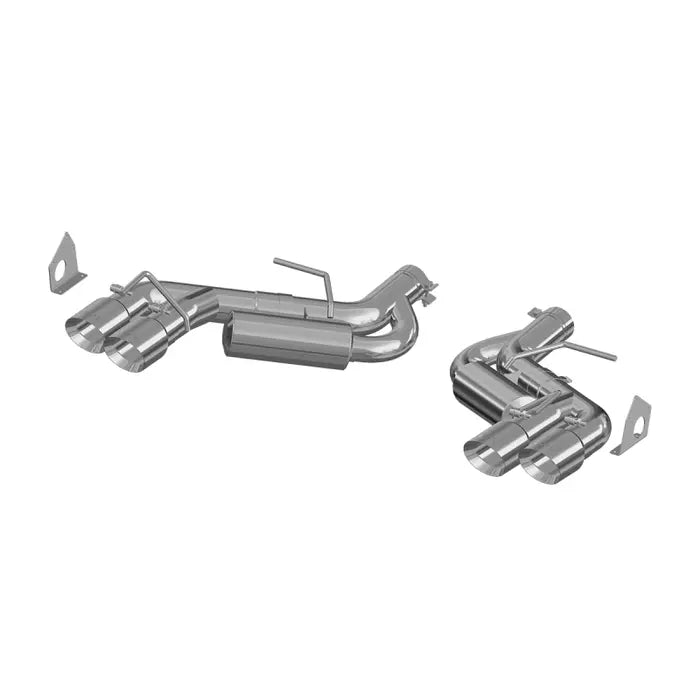 Escape Catback MBRP Camaro SS 2016-2019 De 3" Salidas Cuádruples Puntas en Fibra de Carbono