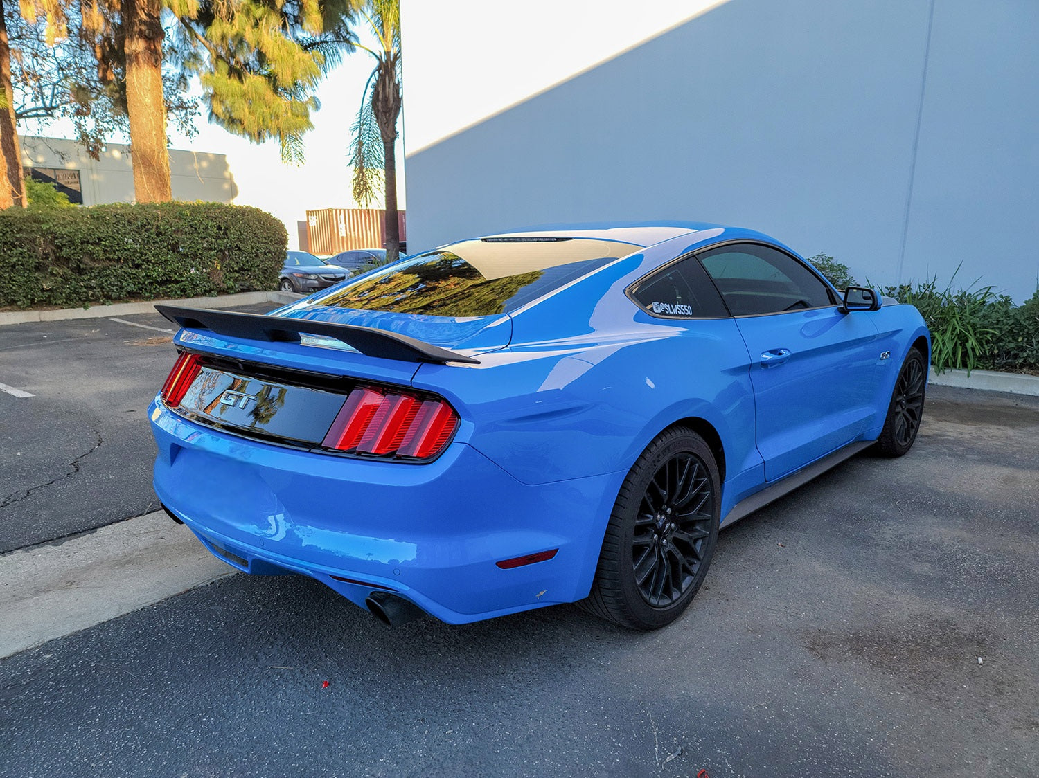 Alerón/Spoiler Mustang tipo GT500 2015-2023 | Negro Mate