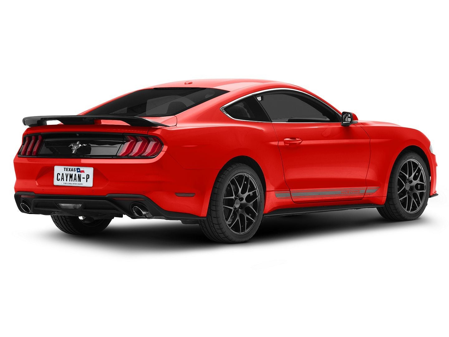 Alerón/Spoiler Mustang tipo GT500 2015-2023 | Negro Brilloso