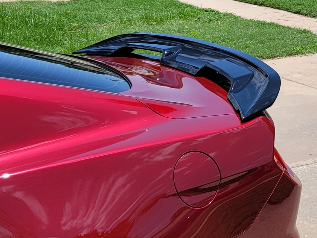 Alerón/Spoiler Mustang tipo GT500 2015-2023 | Negro Brilloso