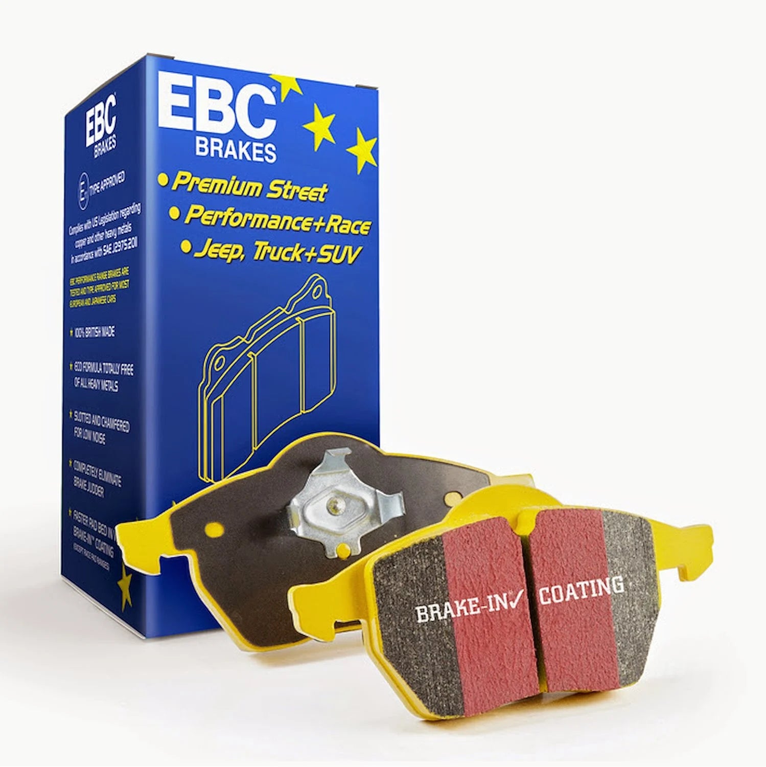 Balatas EBC Yellowstuff Traseras para Challenger/Charger 2015-2023
