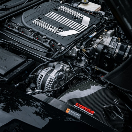Filtro de Alto Flujo Corsa Fibra de Carbono Corvette C7 Z06 2014-2019