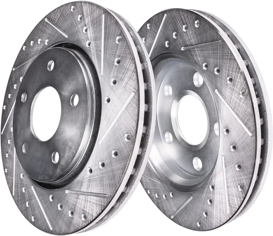 Discos de Freno Traseros Perforados y Ranurados 350mm para Challenger/Charger 2015-2023