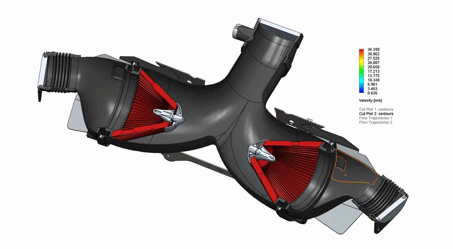 Filtro de Alto Flujo Eventuri Fibra de Carbono Corvette C8 2020-2024