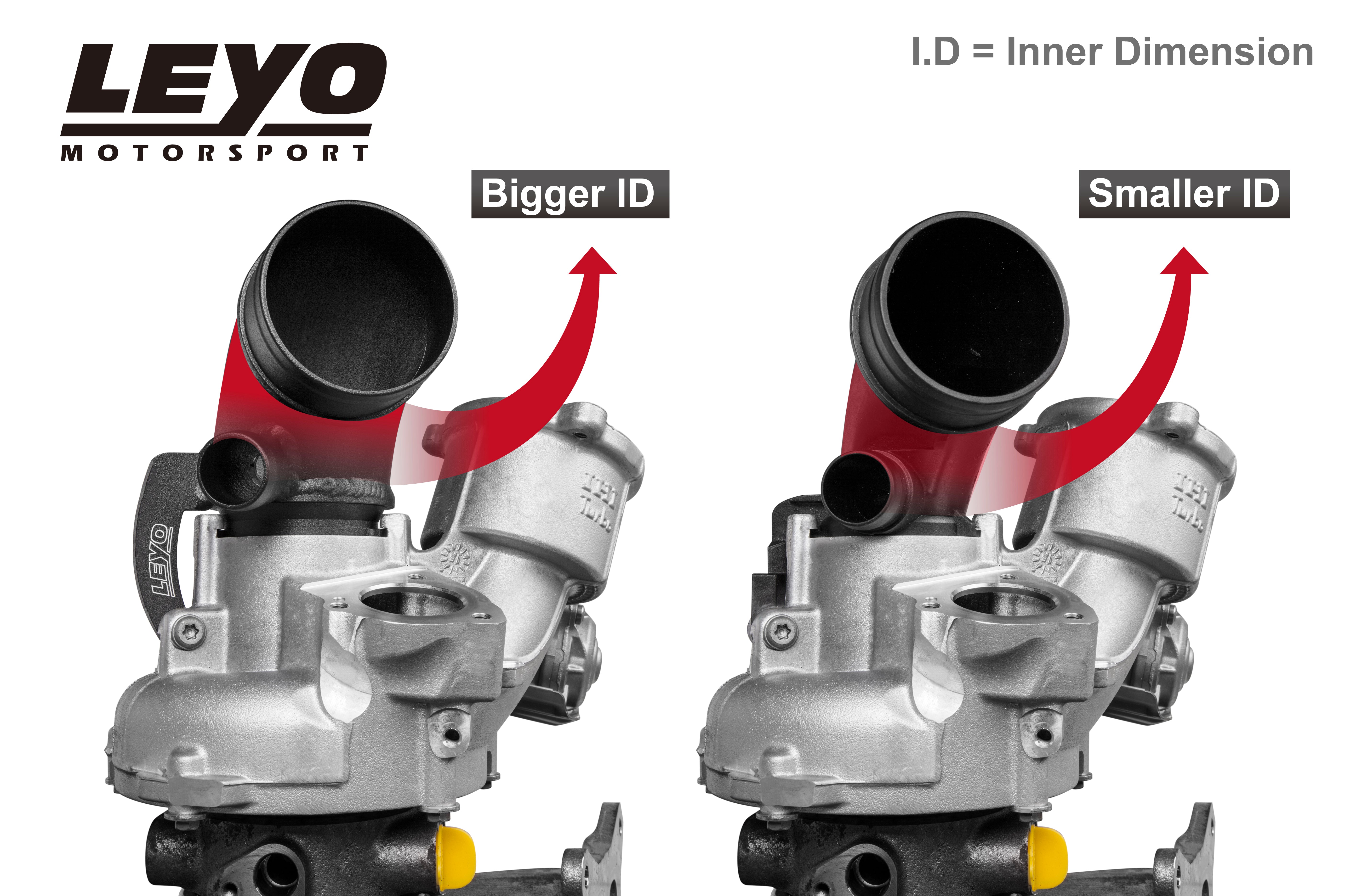 Tubo de Entrada de Alto Flujo para Turbo Leyo Motorsport