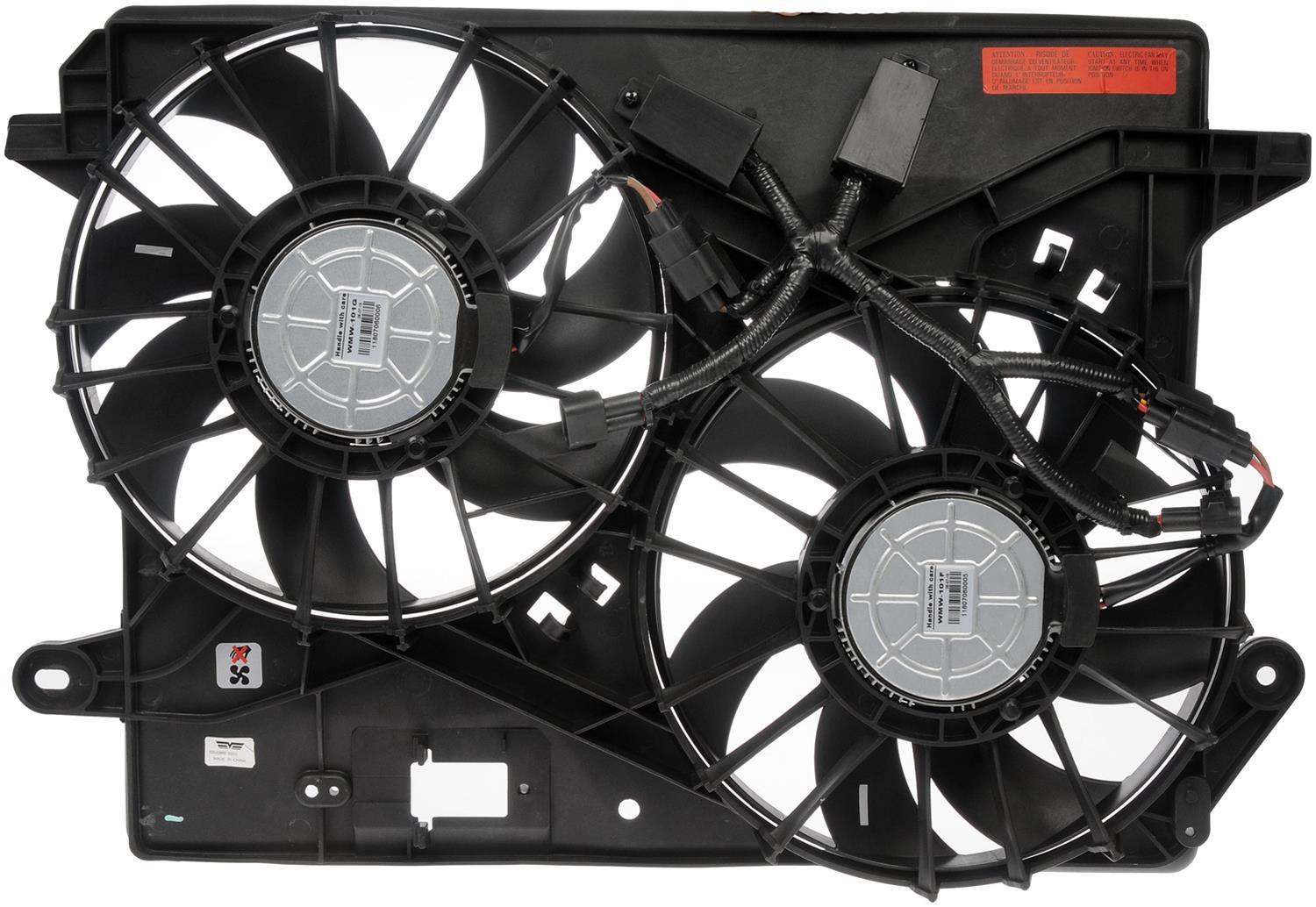 Motoventilador Completo Dorman Challenger V6 3.6 V8 5.7 6.4 2015-2021