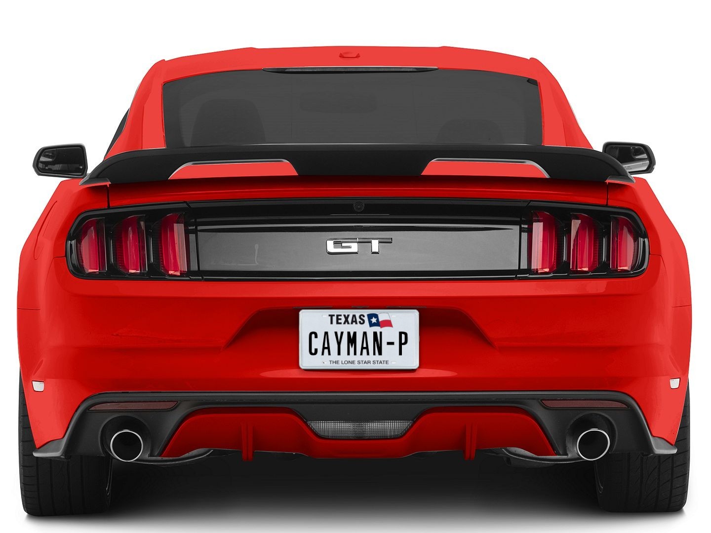 Alerón/Spoiler Mustang tipo GT500 2015-2023 | Negro Brilloso