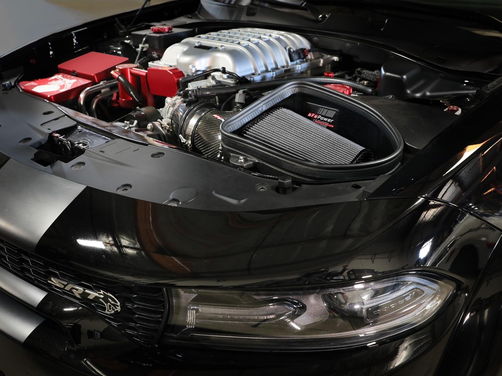 Filtro de Alto Flujo aFe Track Series en Fibra de Carbono Charger Hellcat 2021-2023