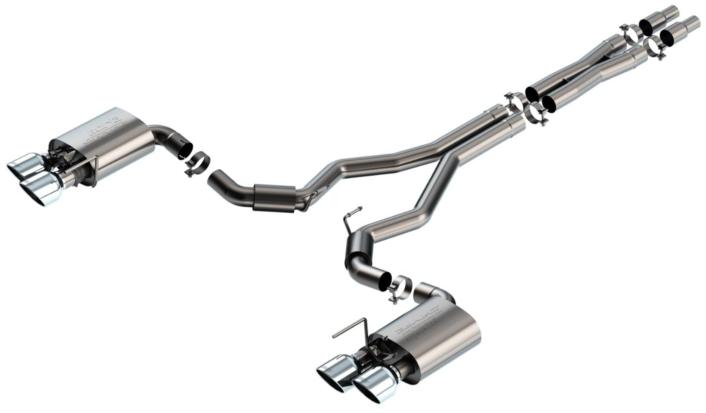 Catback Borla S-Type Mustang Dark Horse 2024 Con Válvulas Activas