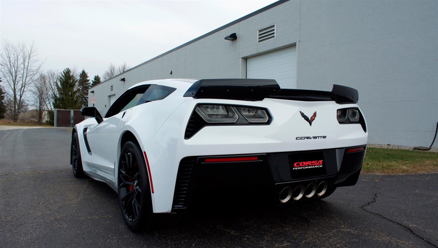 Catback Corsa Extreme Corvette C7 Z06 2015-2019 2.75" Salidas Cuádruples Puntas Cromadas