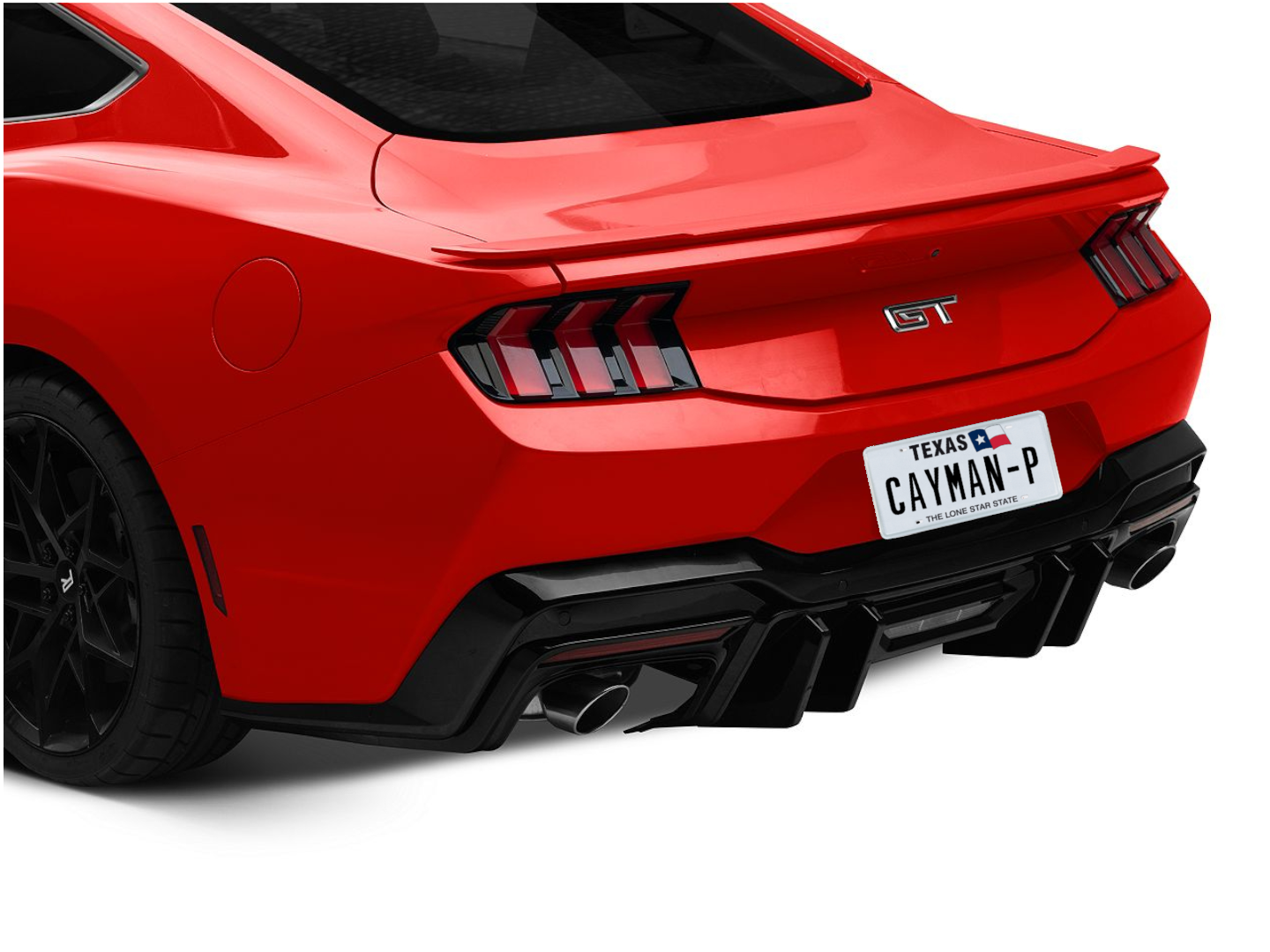 Difusor Trasero EOS Performance Mustang 2024+ | Negro Gloss