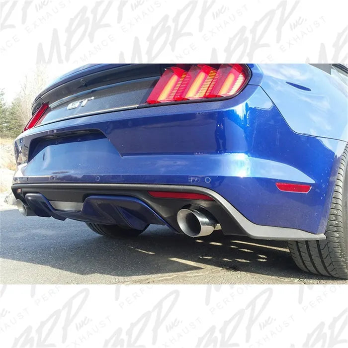 Escape Axleback MBRP Mustang GT 2015-2017 2.5" Salidas 4" Puntas en Fibra de Carbono