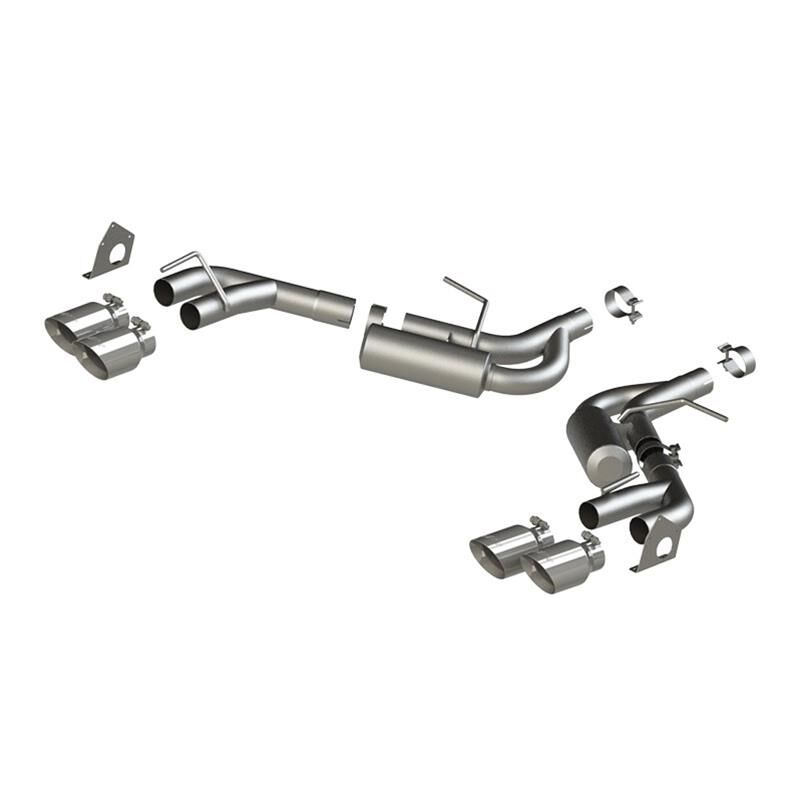 Escape Axleback MBRP Camaro V6 2016-2019 De 2.5" Salidas Cuádruples (Con NPP)