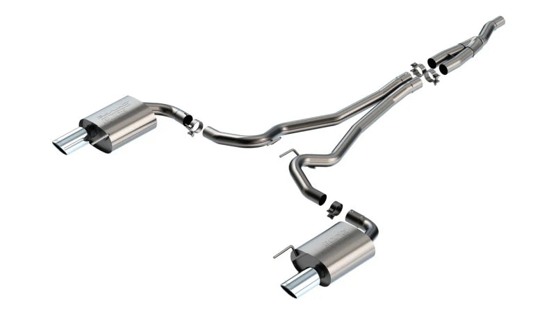 Catback Borla S-Type Mustang EcoBoost 2024 (Sin Puntas)