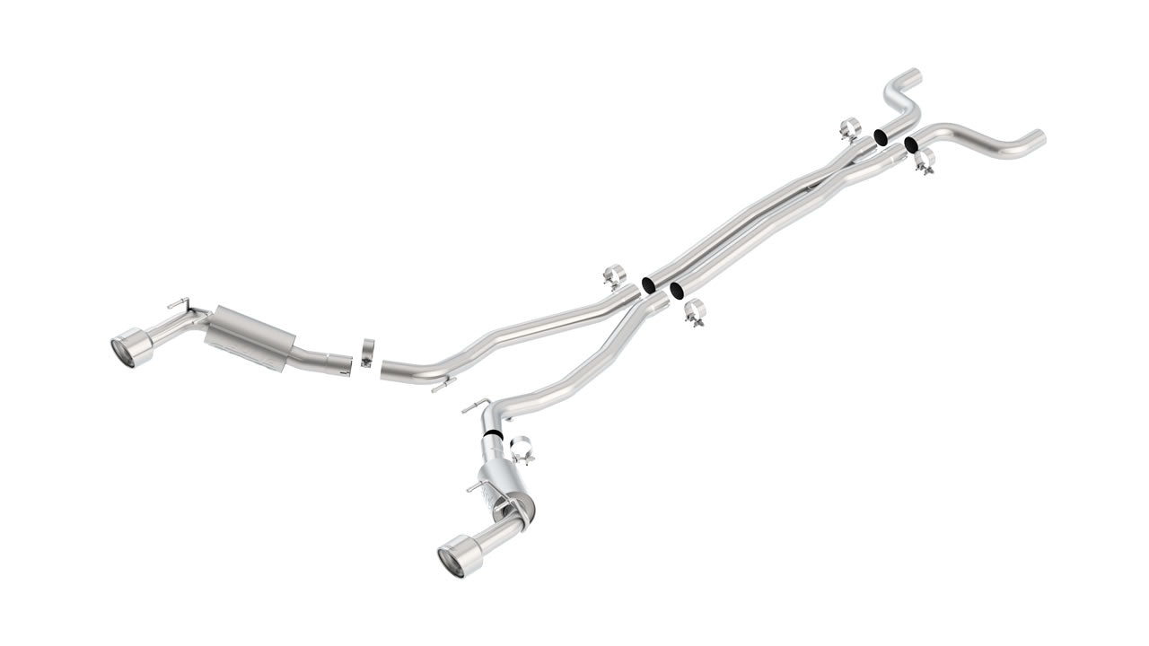 Catback Borla S-Type Camaro 6.2L V8 2010 (Sin Puntas)