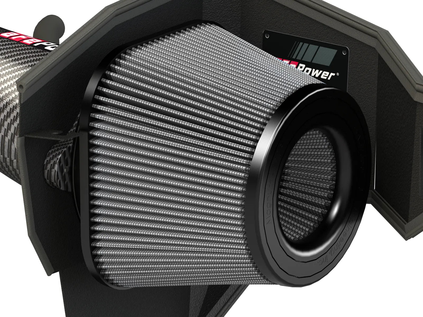 Filtro de Alto Flujo aFe Magnum Force en Fibra de Carbono Challenger/Charger 6.4L 2012-2023