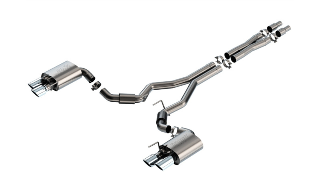 Catback Borla S-Type Mustang GT 2024 Con Válvulas Activas