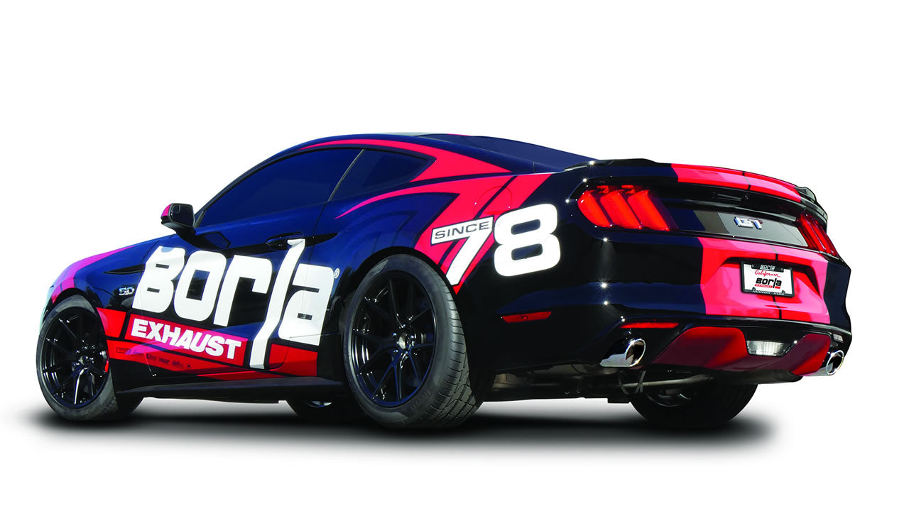 Axleback Borla S-Type de 2.5" Mustang GT 2015-2017 con Puntas de 4"