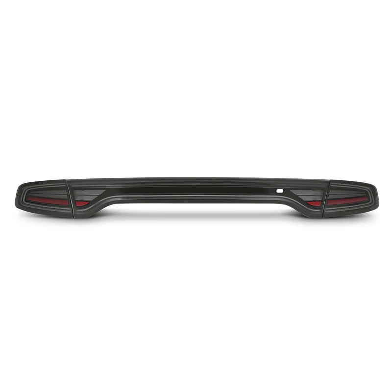 Calaveras LED AlphaRex MK II NOVA Series Charger 2015-2023 | Fondo Negro con Mica Ahumada