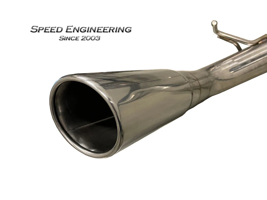 Catback Speed Engineering de 3.5" Silverado/Sierra 2008-2024 con Punta Cromada