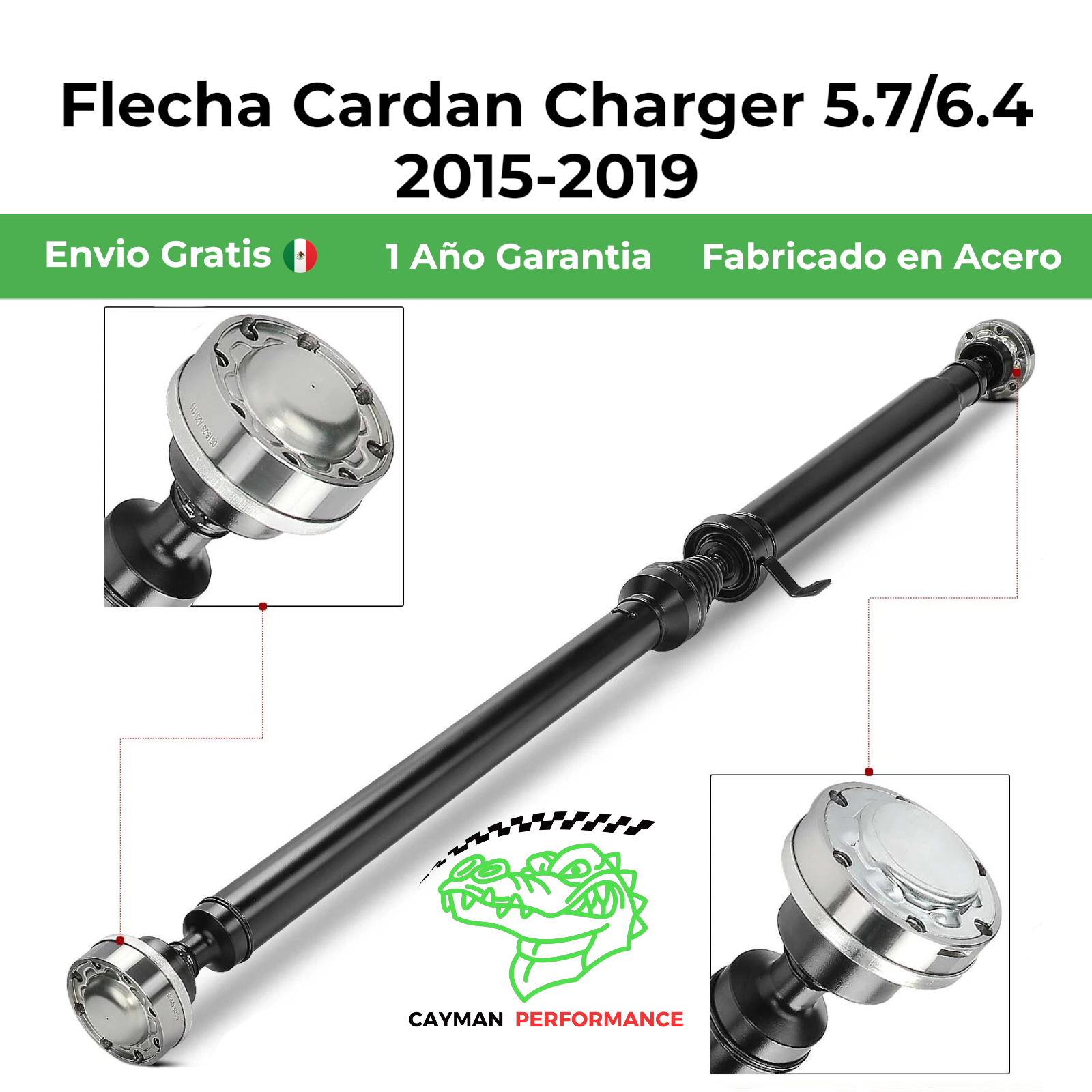 Flecha Cardan Charger 5.7/6.4 2015-2019 | EJE COMPLETO