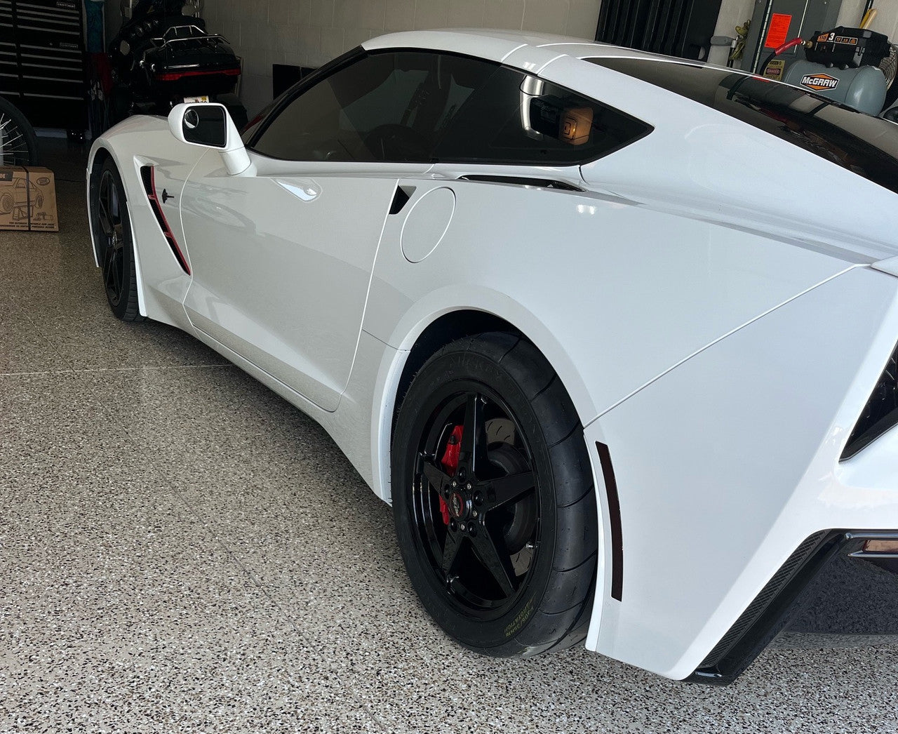 Rin Race Star 92 Drag Star Negro Brillante 18x10.5 5x120 | Corvette Camaro