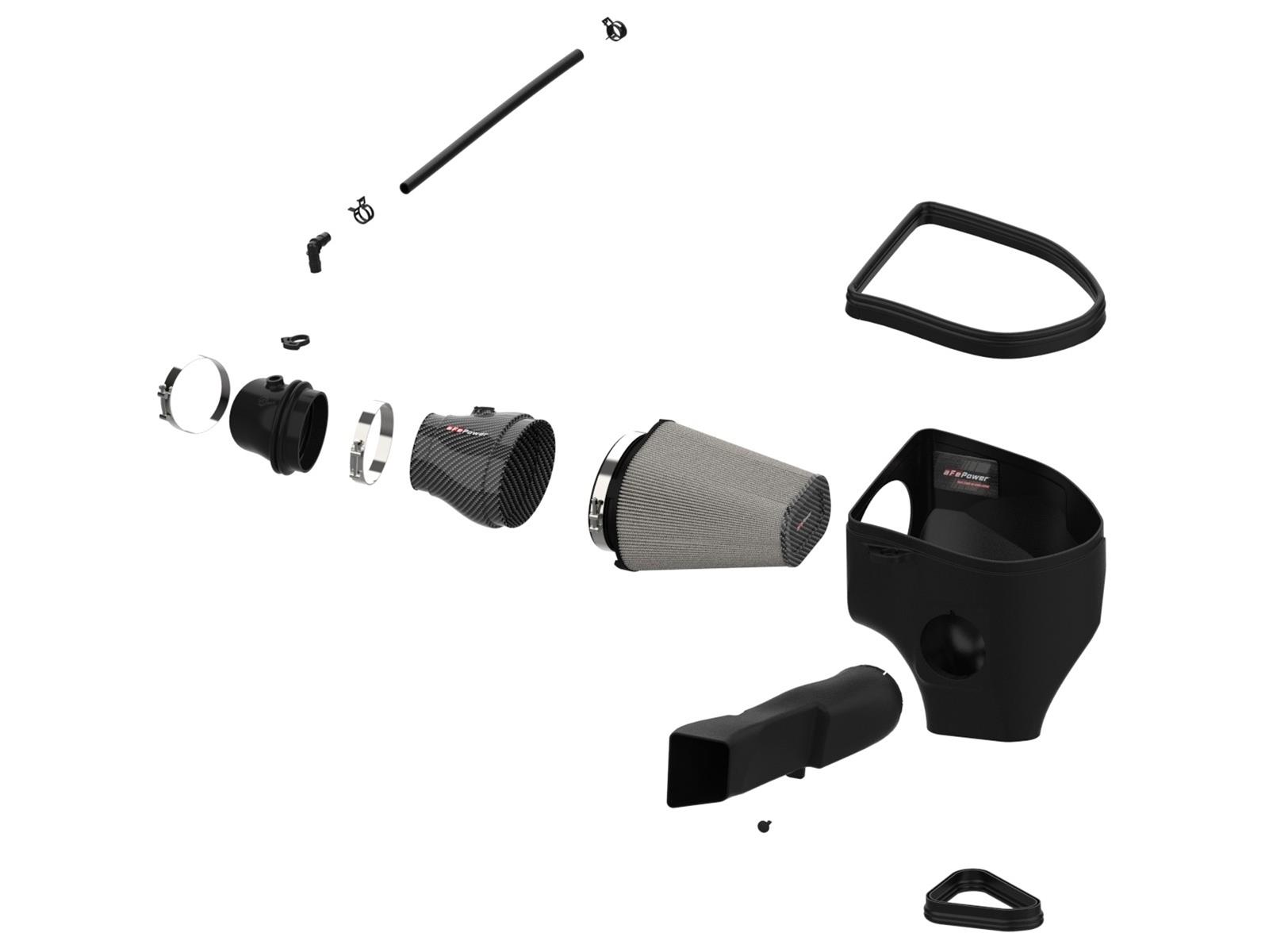 Filtro de Alto Flujo aFe Track Series en Fibra de Carbono  Charger Hellcat 2021-2023
