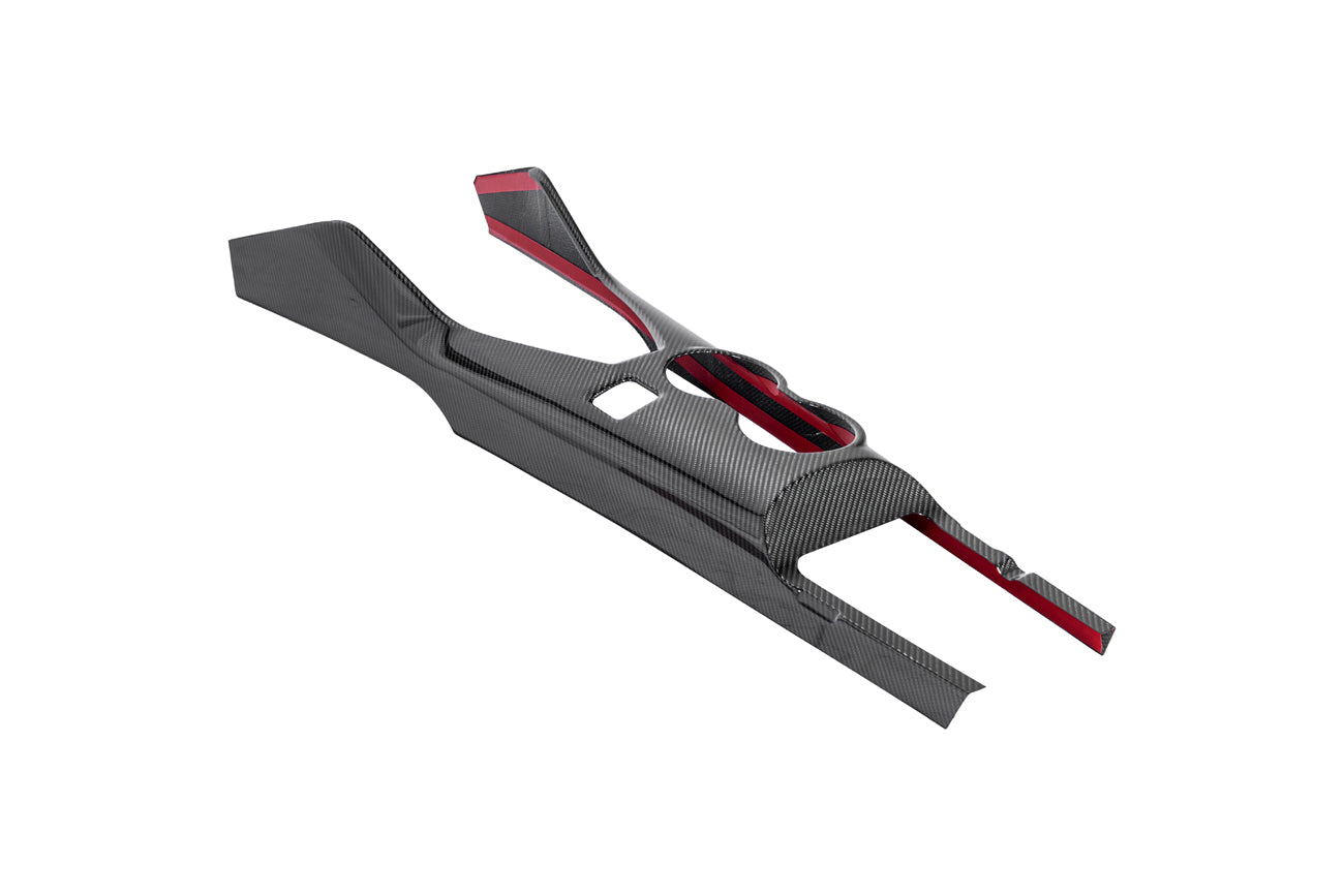 Centro de Consola en Fibra de Carbono Mustang 2024+